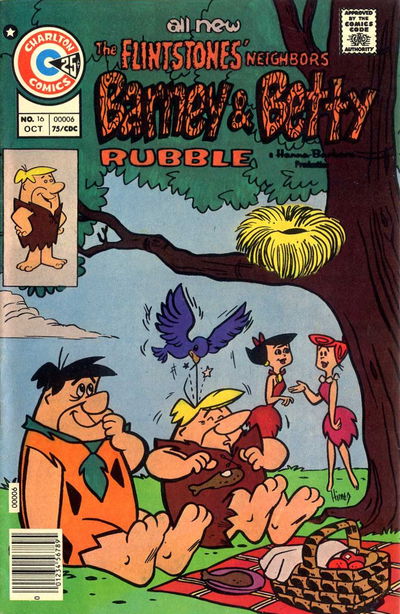 Barney and Betty Rubble (Charlton, 1973 series) #16 October 1975