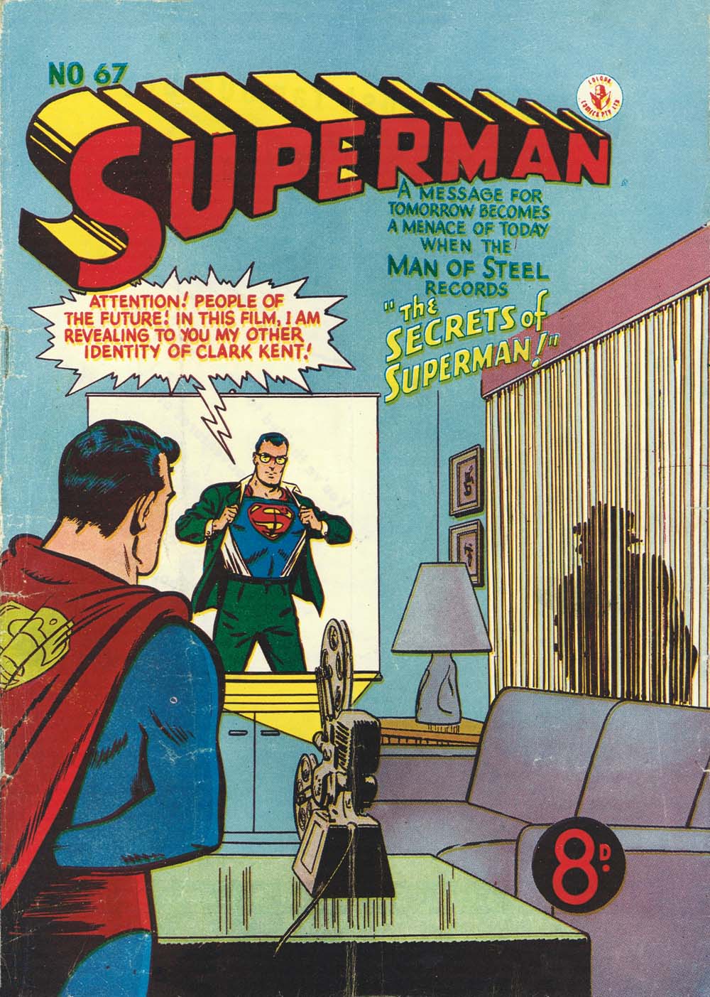 Superman (Colour Comics, 1950 series) #67 ([March 1953])