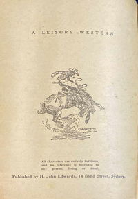 The Wrong Brand (Edwards, 1950?)  — A Leisure Western (page 1)