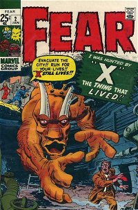 Fear (Marvel, 1970 series) #2 — X