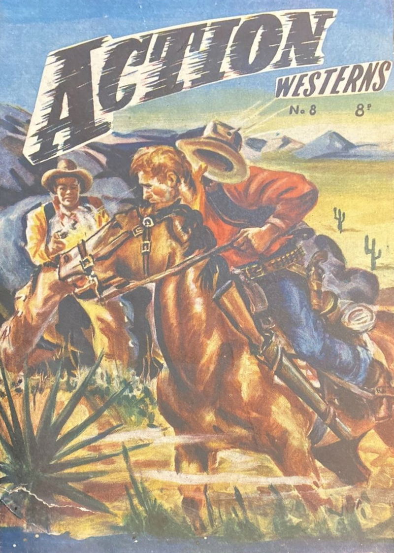 Action Westerns (HJ Edwards, 1950? series) #8 ([May 1951?])