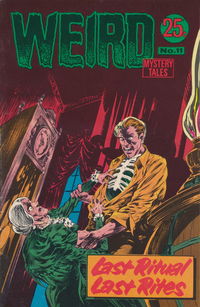 Weird Mystery Tales (KG Murray) #11 (June 1974?)