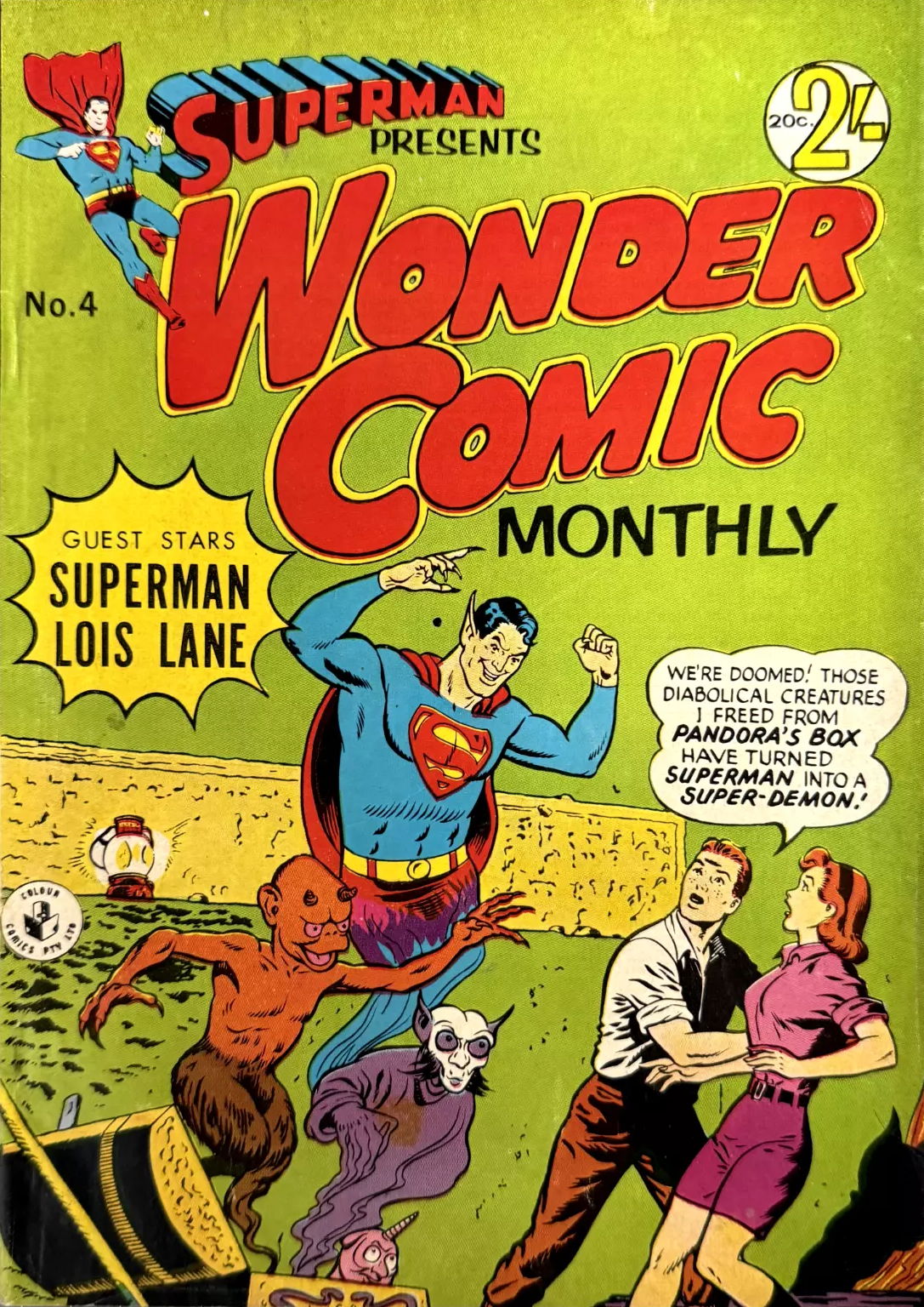 Superman Presents Wonder Comic Monthly (Colour Comics, 1965 series) #4 ([August 1965])