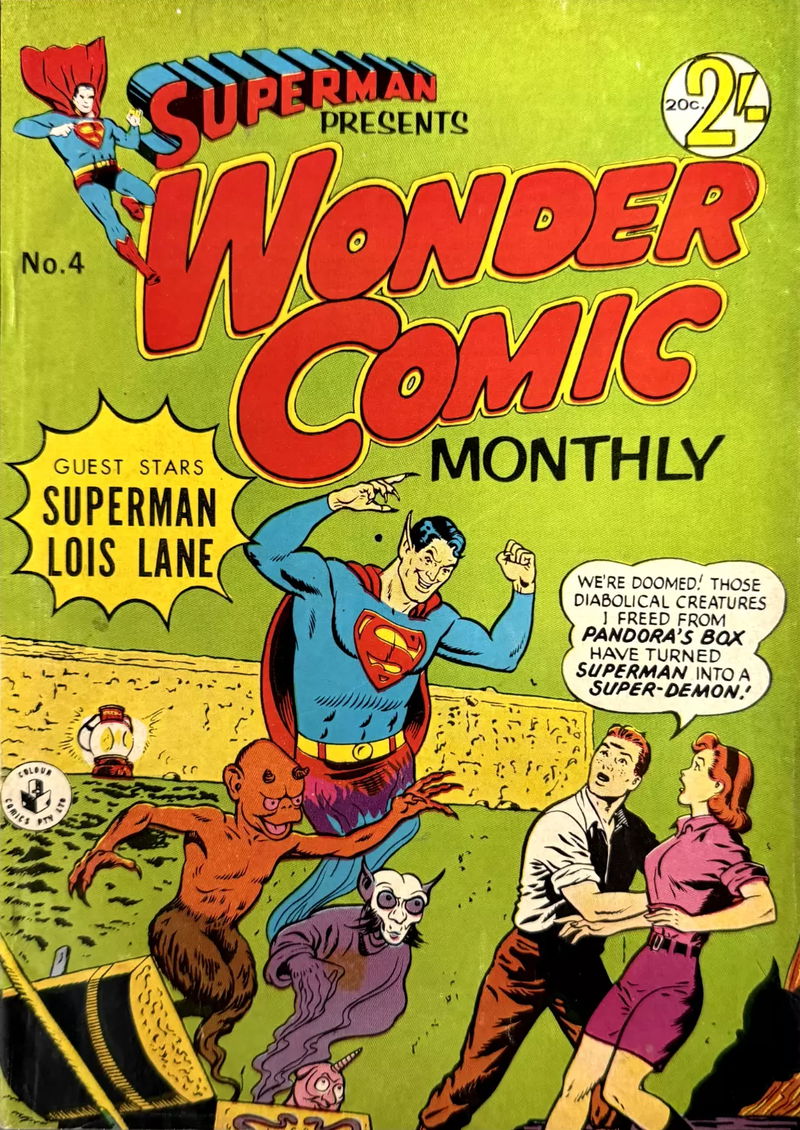Superman Presents Wonder Comic Monthly (Colour Comics, 1965 series) #4 ([August 1965])