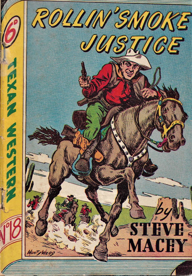 Texan Western (Whitman Press, 1948? series) #18 — Rollin' Smoke Justice ([September 1949?])