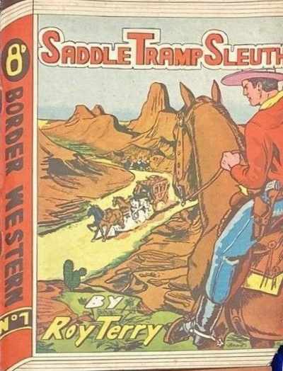 Border Western (Whitman Press, 1950? series) #7 — Saddle Tramp Sleuth ([April 1951?])