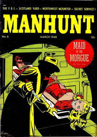 Manhunt (Magazine Enterprises, 1947 series) #6 (March 1948)