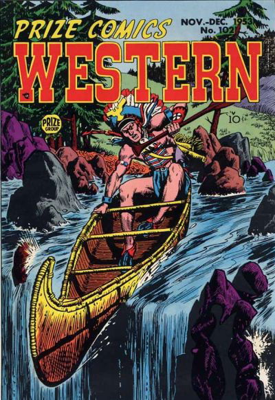 Prize Comics Western (Prize, 1948 series) v12#5 (102) November-December 1953