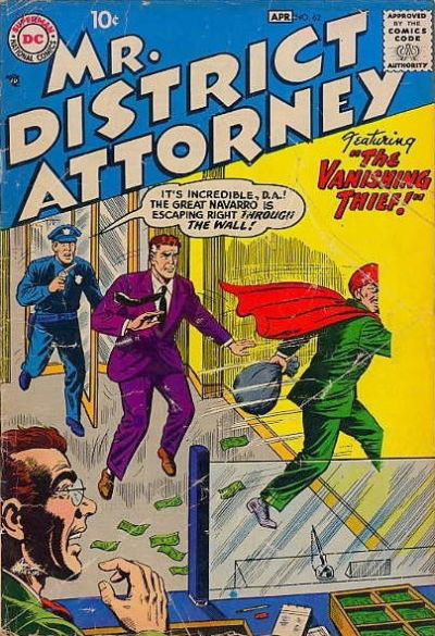 Mr. District Attorney (DC, 1948 series) #62 March-April 1958