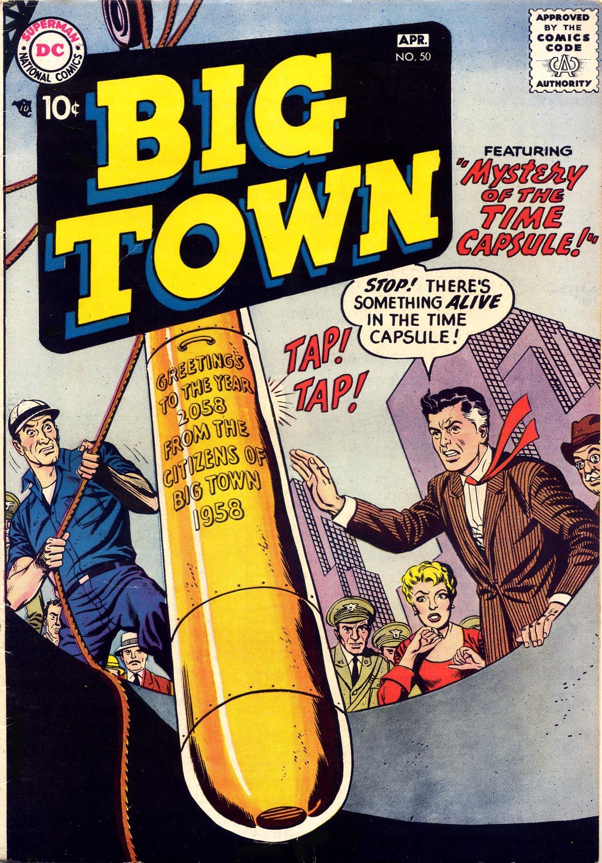Big Town (DC, 1951 series) #50 (March-April 1958)