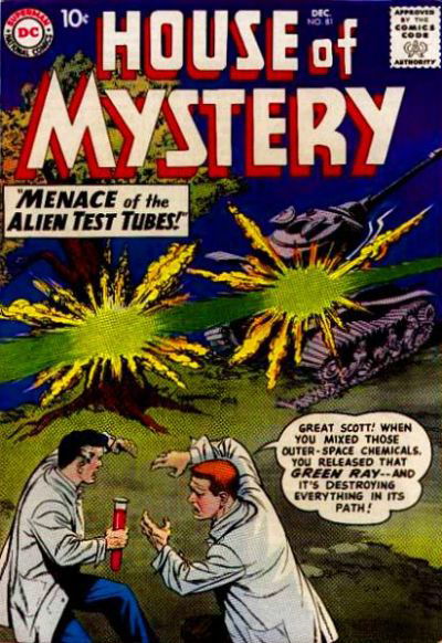 House of Mystery (DC, 1951 series) #81 December 1958