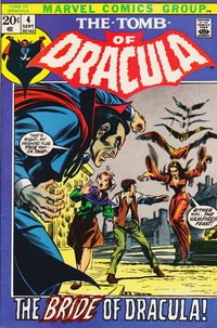 Tomb of Dracula (Marvel, 1972 series)  #4 (September 1972) — The Bride of Dracula!
