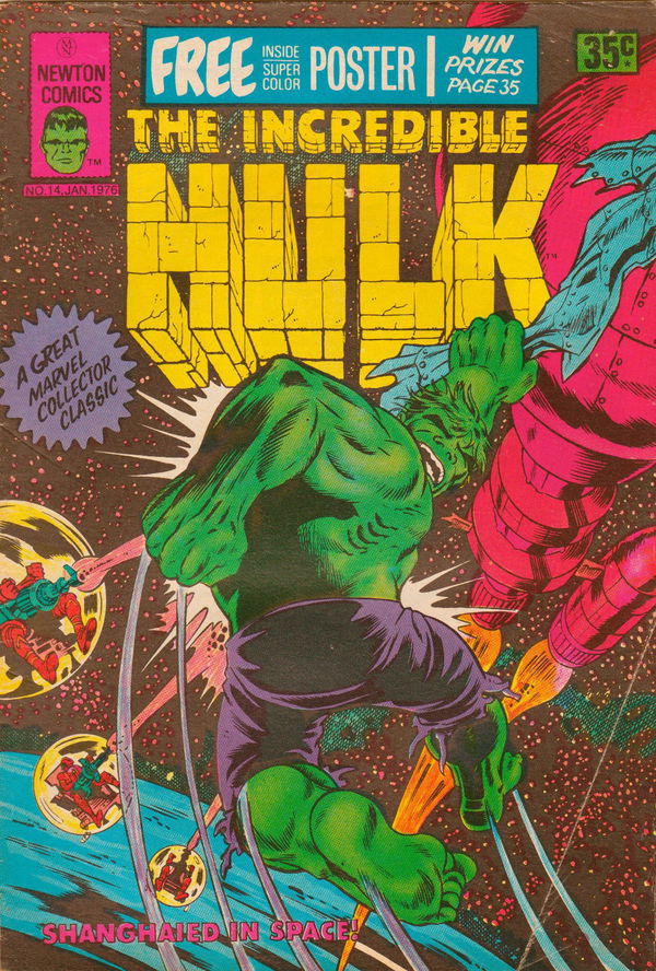 The Incredible Hulk (Newton, 1975 series) #14 (January 1976)