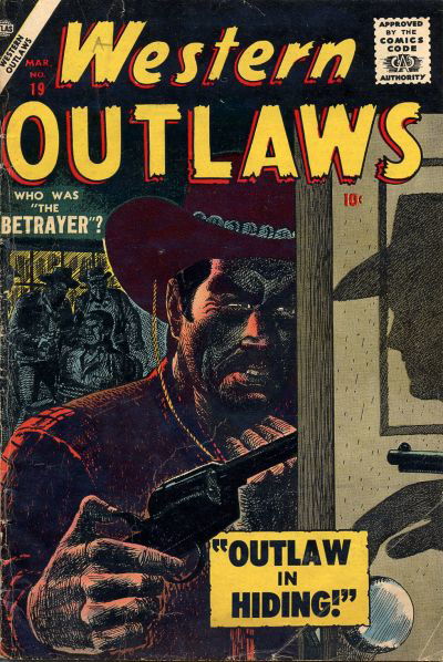 Western Outlaws (Warwick [Atlas], 1954 series) #19 (March 1957)