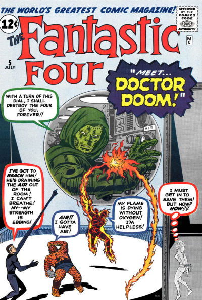 Fantastic Four (Marvel, 1961 series) #5 July 1962