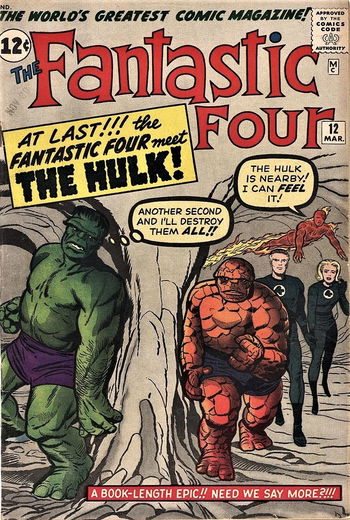 The Fantastic Four Meet the Hulk!