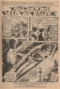 Weird Mystery Tales Album (Murray, 1978 series) #7 — Has Anyone Seen My Killer? (page 1)