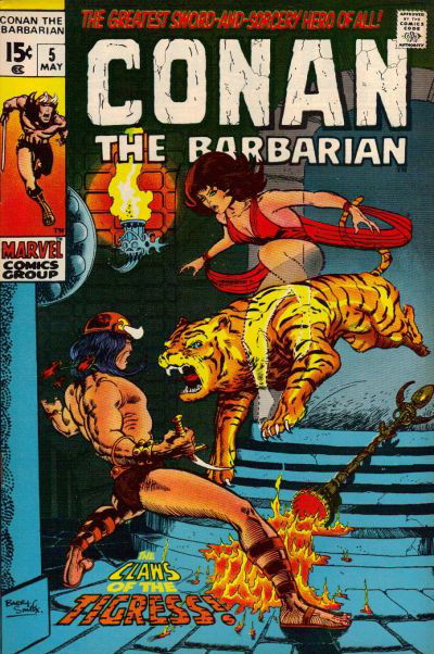 Conan the Barbarian (Marvel, 1970 series) #5 (May 1971)