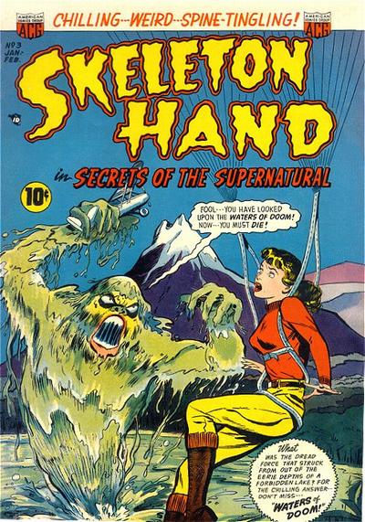 Skeleton Hand In Secrets of the Supernatural  #3 (January-February 1953)