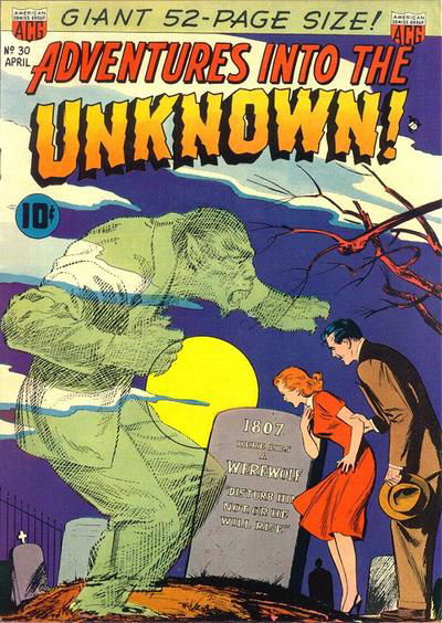 Adventures into the Unknown (ACG, 1948 series) #30 April 1952