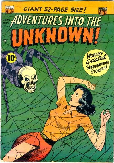 Adventures into the Unknown  #33 (July 1952)