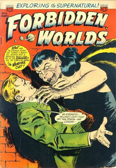 Forbidden Worlds (ACG, 1951 series) #15 March 1953