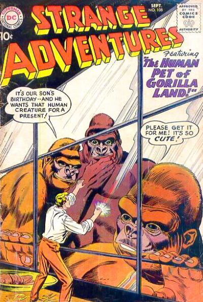 Strange Adventures (DC, 1950 series) #108 September 1959