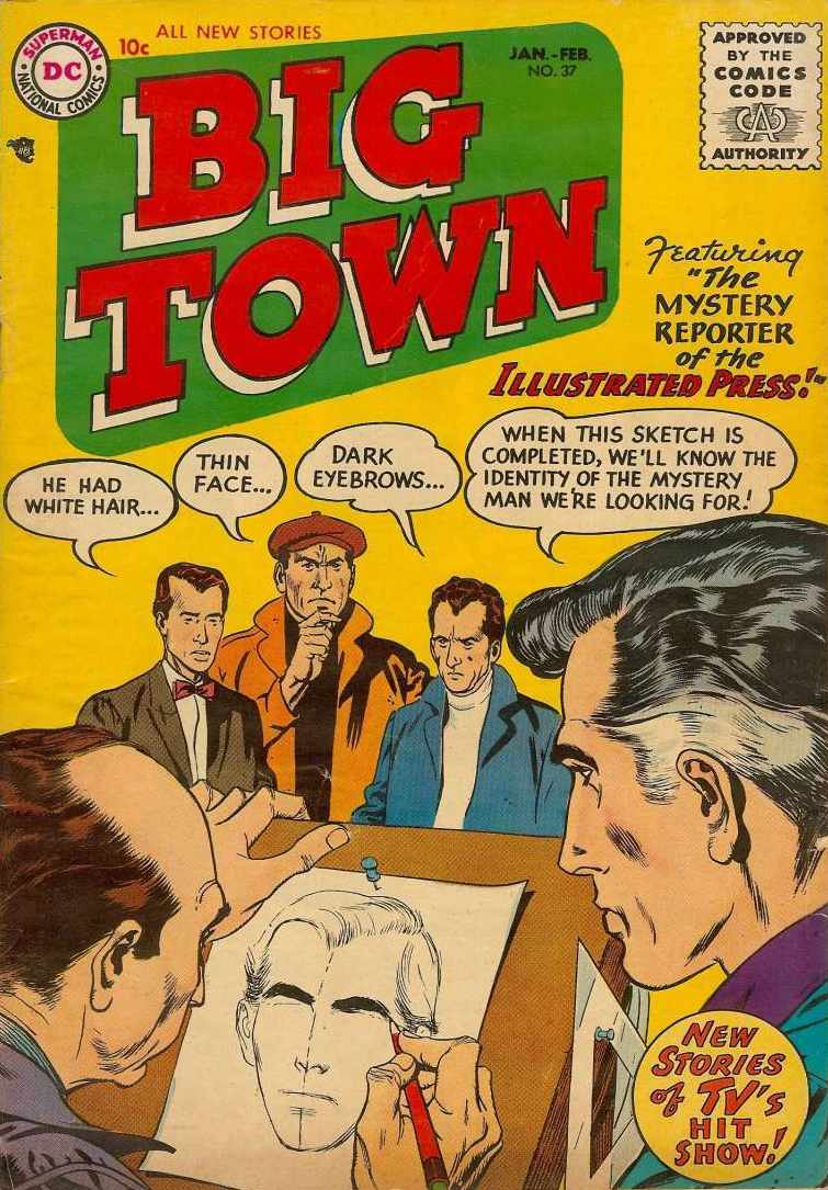 Big Town (DC, 1951 series) #37 (January-February 1956)