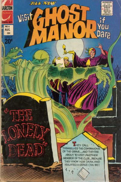 Ghost Manor (Charlton, 1971 series) #6 August 1972