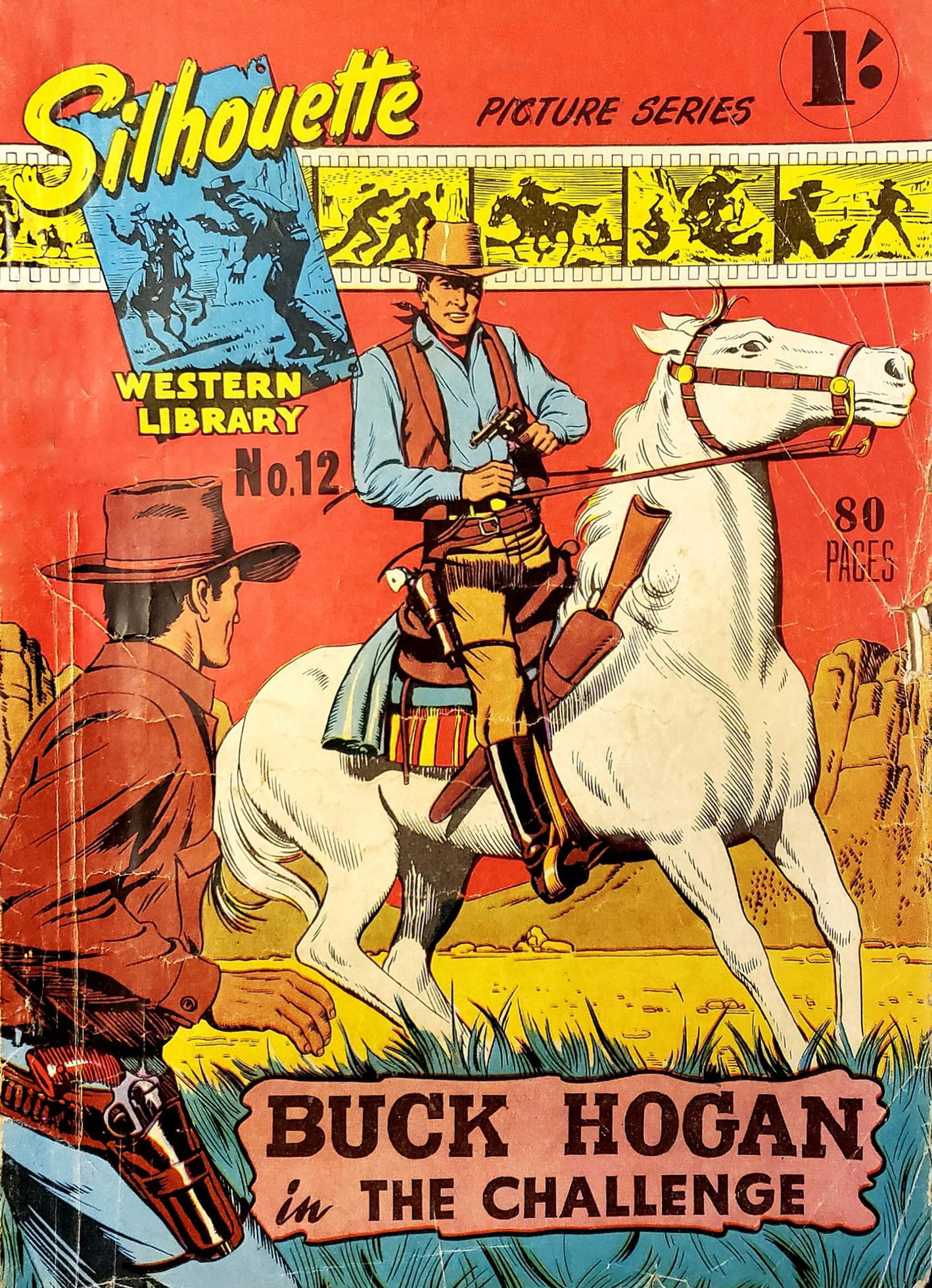 Silhouette Western Library (Reigate, 1957? series) #12 (March 1958)