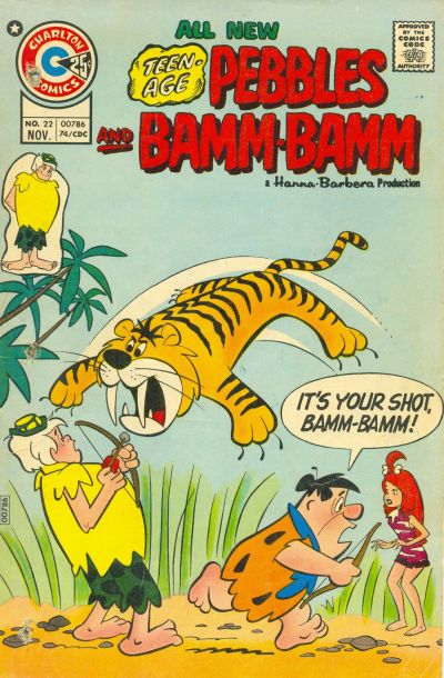 Pebbles And Bamm-Bamm (Charlton, 1972 series) #22 (November 1974)