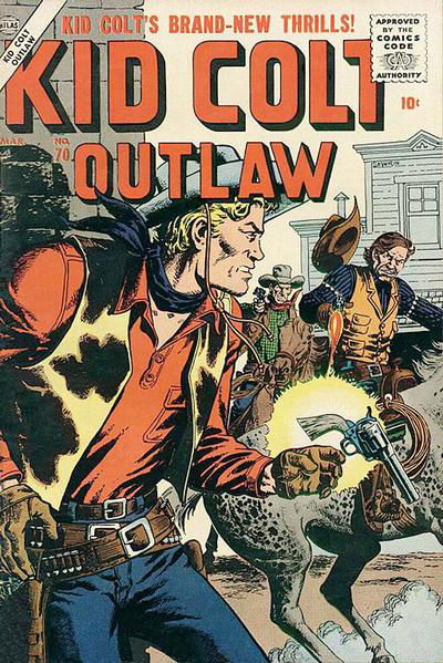 Kid Colt Outlaw (Marvel, 1949 series) #70 (March 1957)