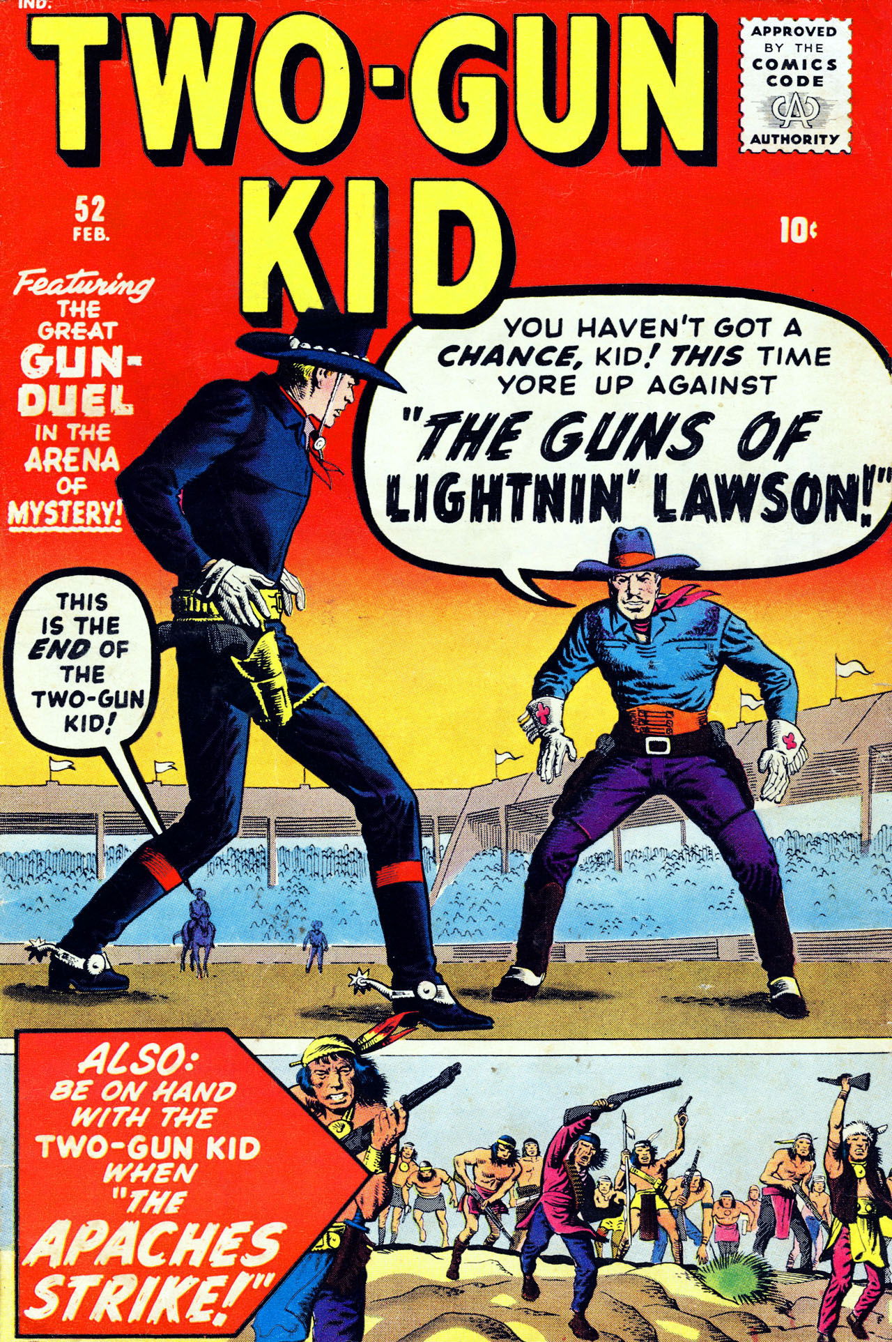 Two Gun Kid (Marvel, 1953 series) #52 (February 1960)