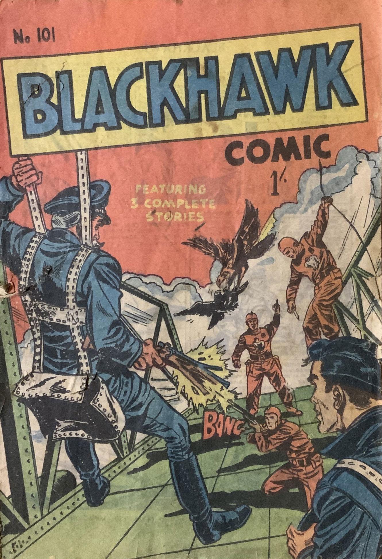 Blackhawk Comic (Youngs, 1949 series) #101 ([June 1957?])