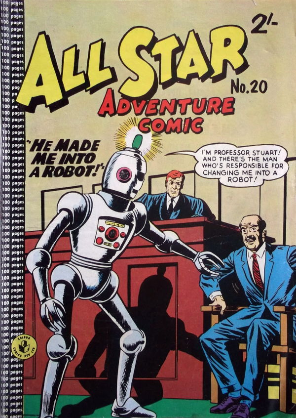 All Star Adventure Comic (Colour Comics, 1960 series) #20 ([March 1963?])