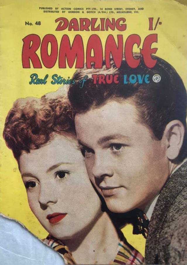 Darling Romance Real Stories of True Love (Action Comics, 1954? series) #48 ([October 1956?])