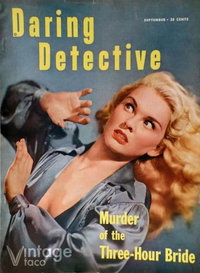 Daring Detective (Fawcett, 1949 series) September 1951 — No title recorded