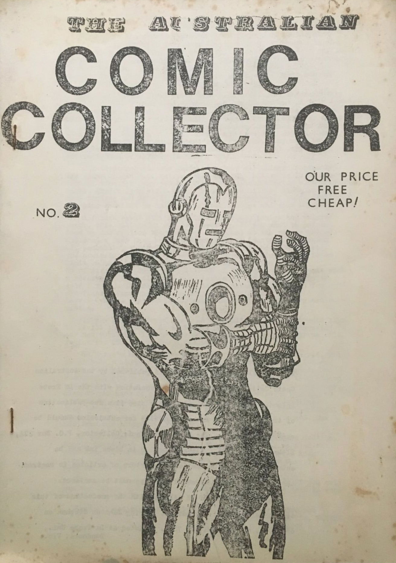 The Australian Comic Collector (Unknown, 1976 series) #2 ([February 1977?])