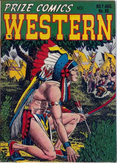 Prize Comics Western (Prize, 1948 series) v10#3 (88) (July-August 1951)