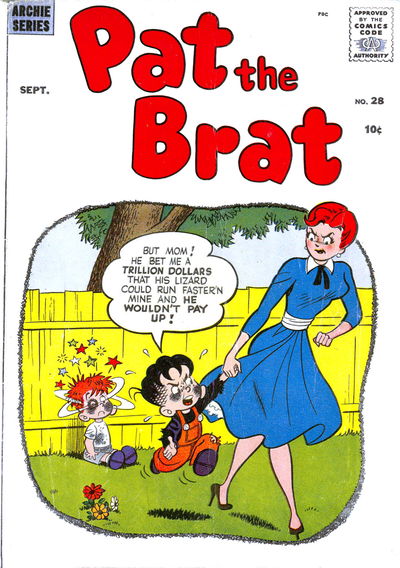 Pat the Brat (Archie, 1956 series) #28 (September 1958)