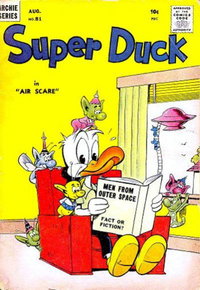 Super Duck Comics (Archie, 1944 series)  #81 (August 1958) — Air Scare