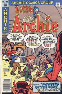 Little Archie (Archie, 1969 series)  #165 (April 1981) — Mystery of the Lost Gold Mine!