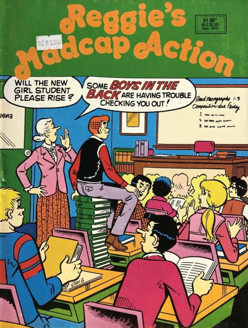 Reggie's Madcap Action (Yaffa Publishing, 1988?)  ([1988?])