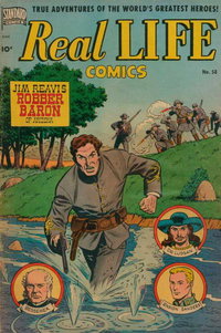 Real Life Comics (Pines, 1941 series)  #58 (October 1951) — Jim Reavis Robber Baron of Arizona