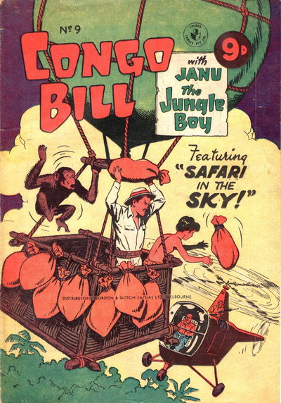 Congo Bill with Janu the Jungle Boy  #9 (December 1955)