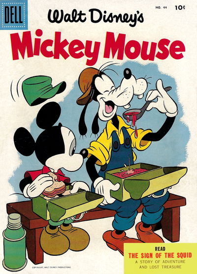 Walt Disney's Mickey Mouse (Dell, 1952 series) #44 October-November 1955