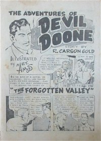 The Adventures of Devil Doone (Colour Comics, 1950 series) #16 — The Forgotten Valley (page 1)