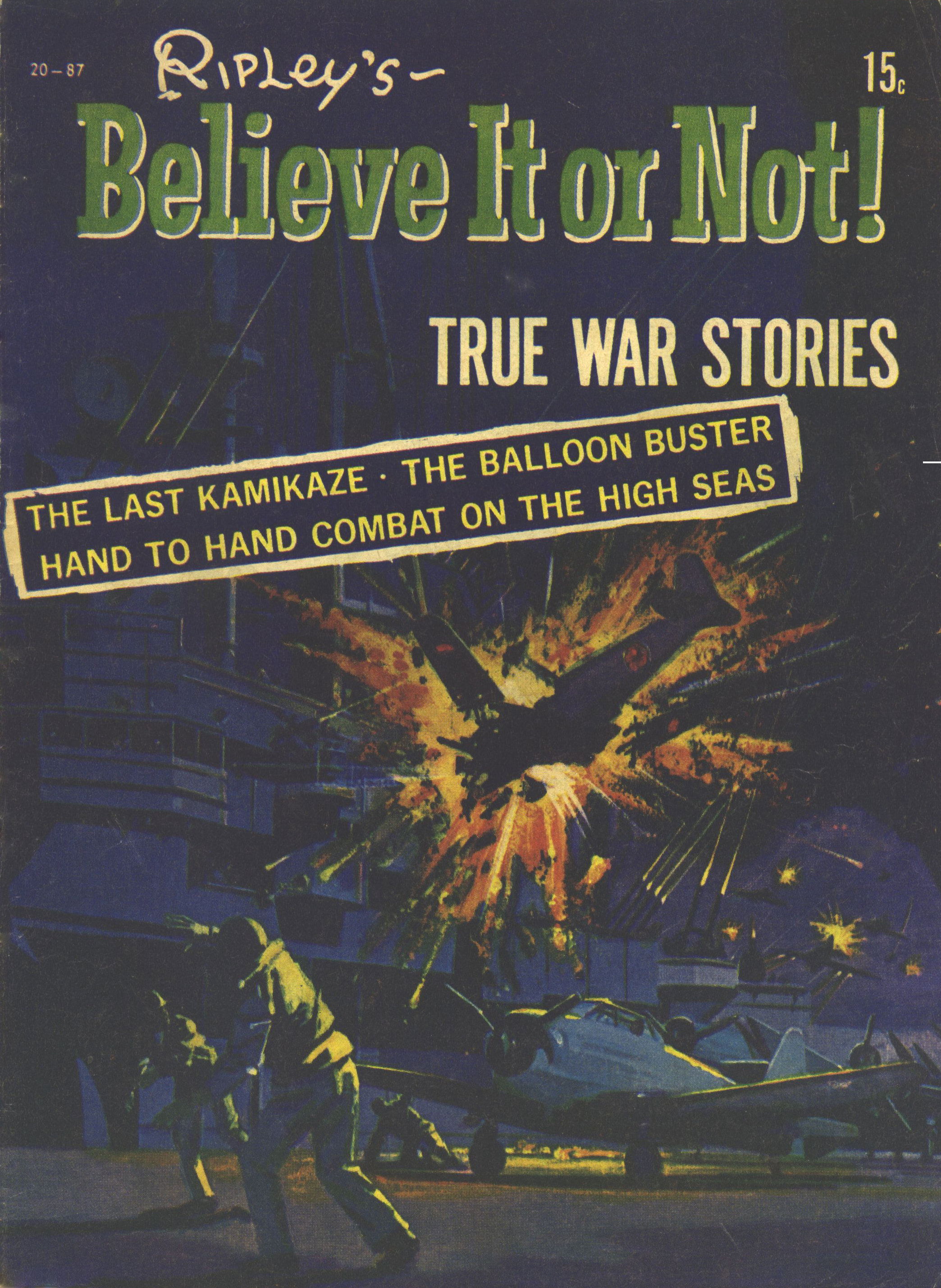 Ripley's Believe It or Not! True War Stories (Magman, 1970) #20-87 ([1970])