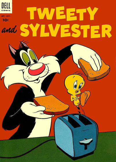 Tweety and Sylvester (Dell, 1954 series) #6 September-November 1954