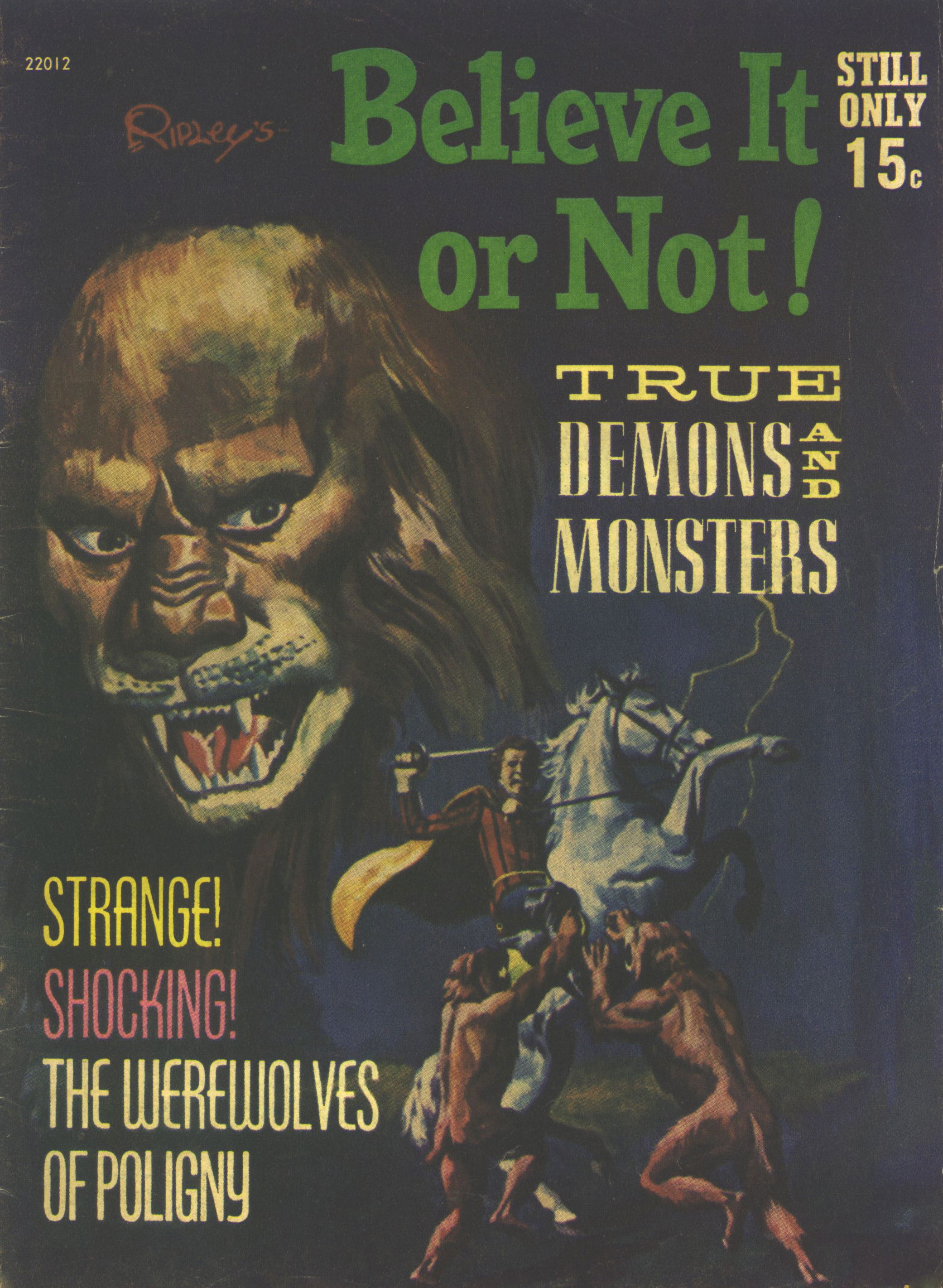 Ripley's Believe It or Not! True Demons and Monsters (Magman, 1972) #22012 (1972)